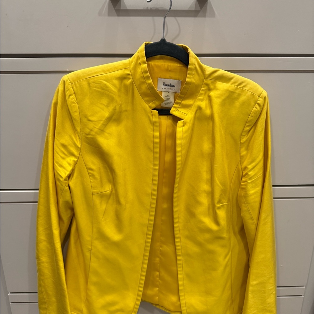 Neiman Marcus Vibrant Yellow Blazer